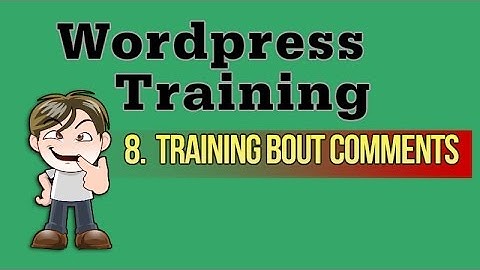 How to Make a Wordpress Website -  Training about Comments (8)