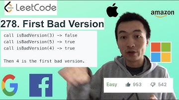 LeetCode 278. First Bad Version - Interview Prep Ep 74