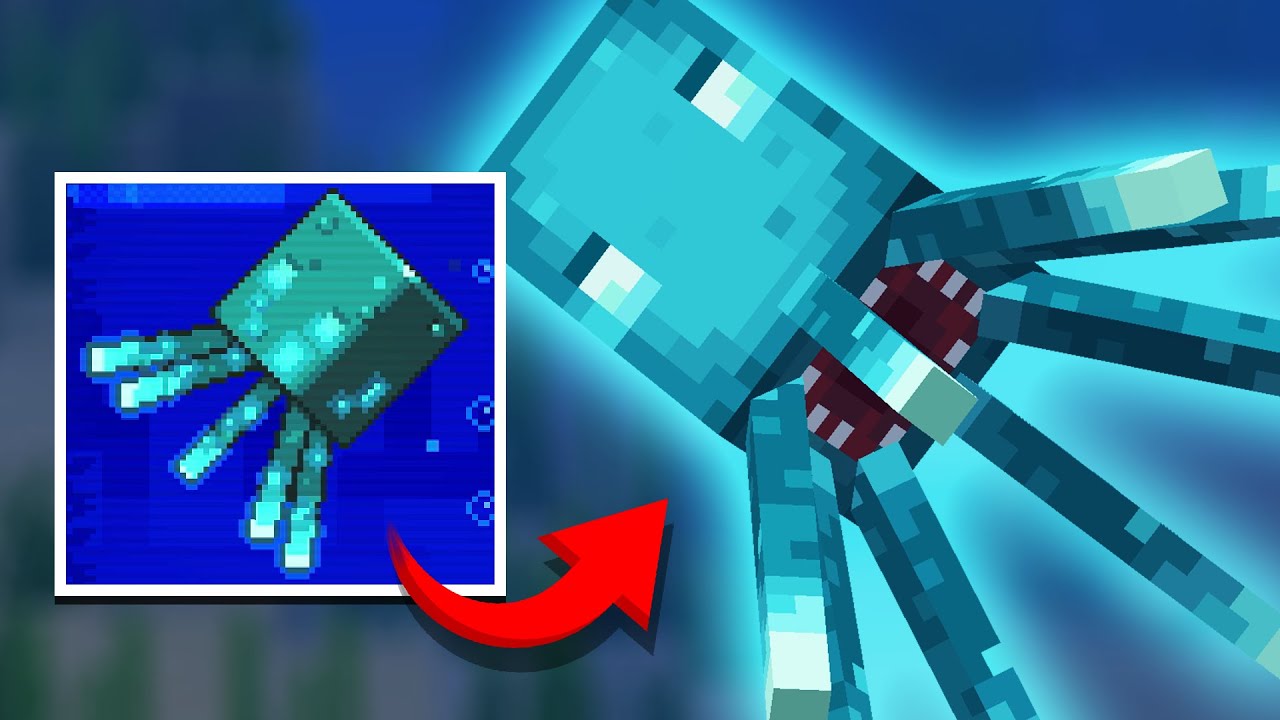 We added the GLOW SQUID Update to Minecraft! - YouTube