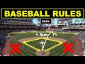 Baseball rules for beginners  easy explanation