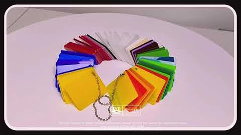 JUXIN 3mm Cast Acrylic Sheet Color Showing