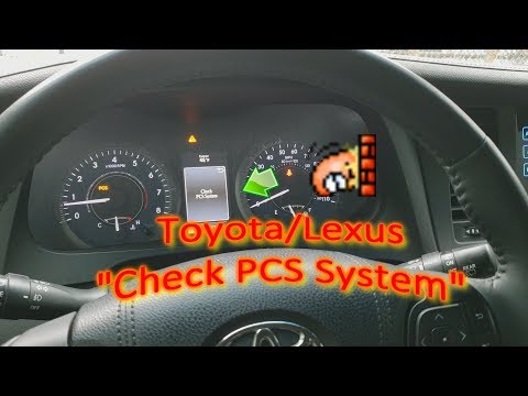 Toyota/Lexus Check PCS System Warning (Fixed)