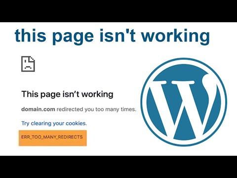 This Page isn’t Working in WordPress | WordPress Admin Dashboard login Issue