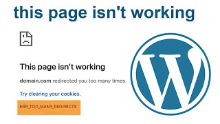 This Page Isnt Working In Wordpress Wordpress Admin Dashboard Login Issue