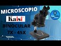 MICROSCOPIO BINOCULAR KAISI 7X 45X