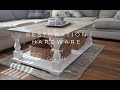 Restoration Hardware inspired coffee table DIY