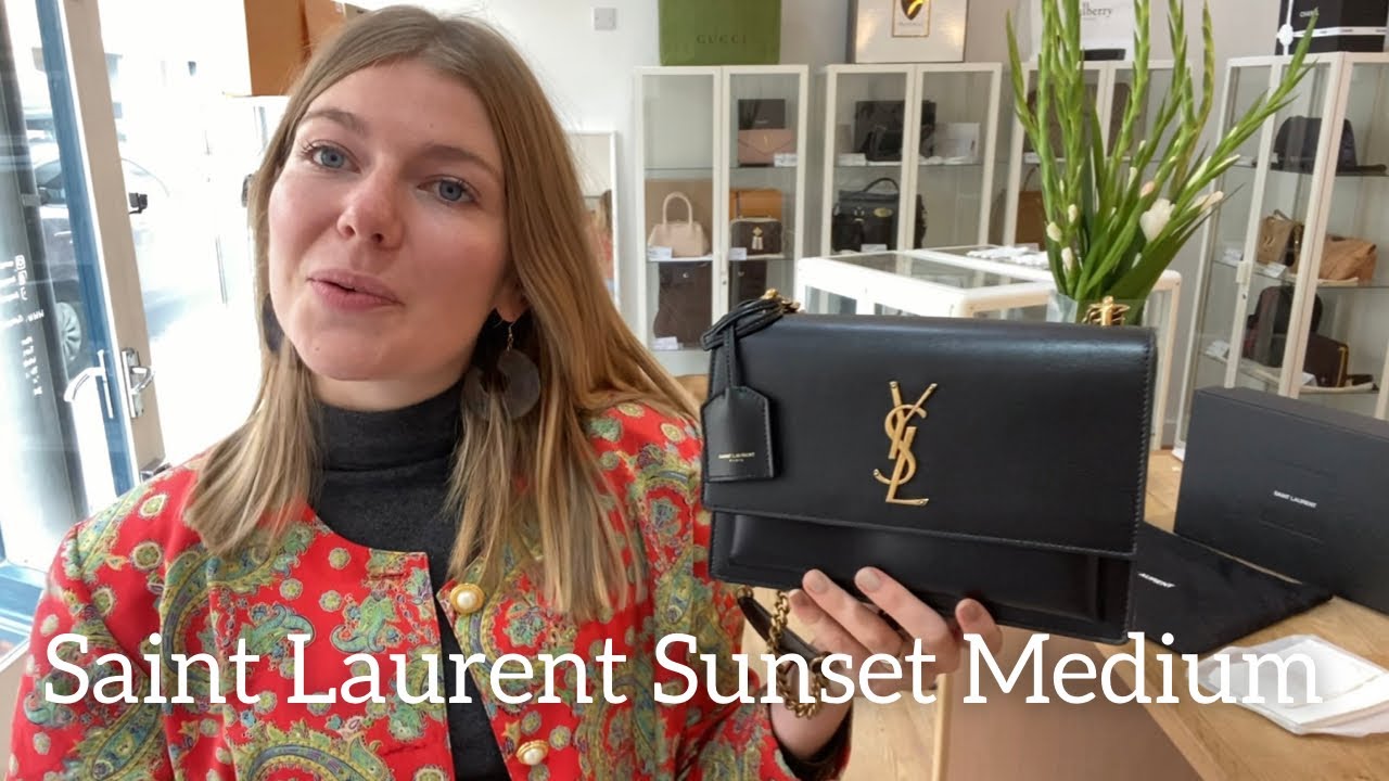 YSL SUNSET MEDIUM BAG UNBOXING AND REVIEW