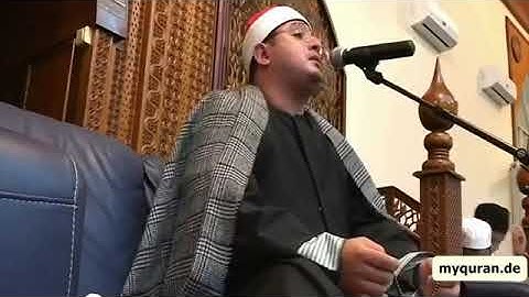 مقام الرست بأسلوب مهيب و خشوع رهيب الشیخ محمود الشحات انور سورة الرحمن 2018