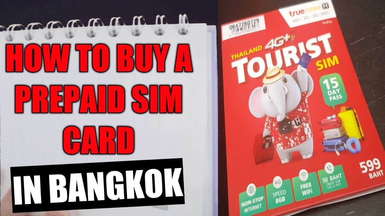 the sim thailand  Update 2022  [Tourist SIM Thái Lan] Làm thế nào để mua thẻ SIM Thái Lan trả trước ở Bangkok?