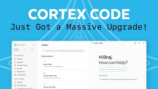 Cortex Code Just Got a Massive Upgrade (March 2026 Updates)