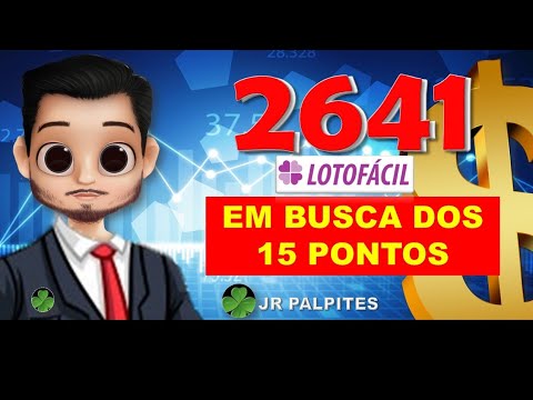 Lotofacil 2641 dicas e analises – dezenas fixas – ACESSO VIP JR PALPITES