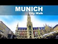 MUNICH CITY WALKING TOUR | 4K UHD | ☁️ | 🇩🇪 | GERMANY