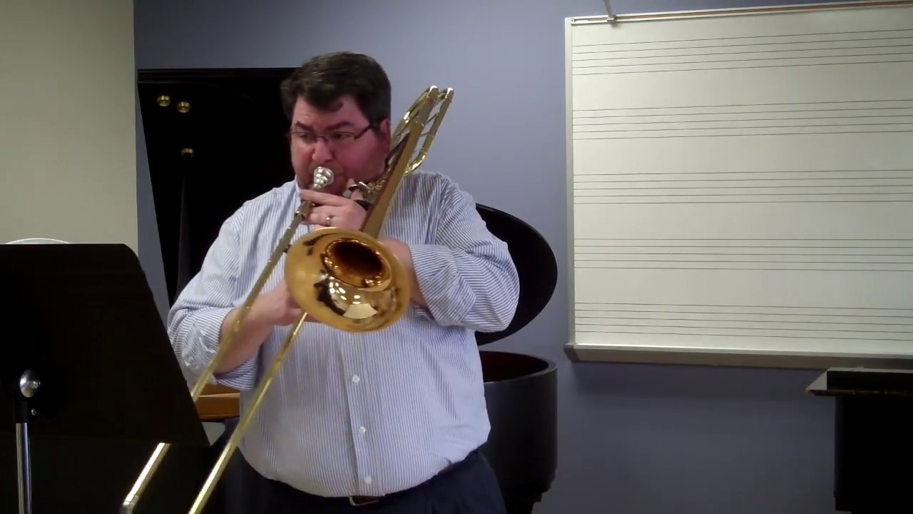 OMEA AllState Etude Trombone/Euphonium/Baritone. Voxman p. 43 YouTube