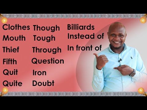 Vuga Icyongereza Neza Niba Utazi Kuvuga Aya Magambo Neza Uri Umutangizi Ngwino Wige