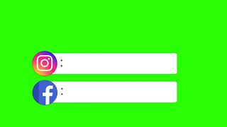 Green screen IG dan FACEBOOK