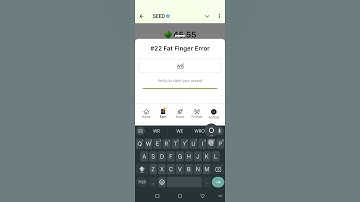 #22 Fat finger Error #seed #video #mining #code