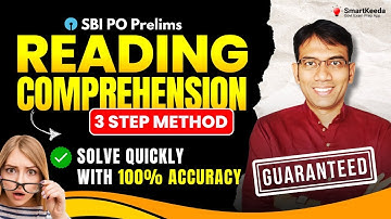 Reading Comprehension for Bank Exams | SBI PO Prelims 2025 | RC Tricks & Daily Practice | Smartkeeda