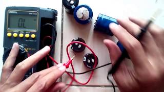 How to test a capacitor with digital multitester