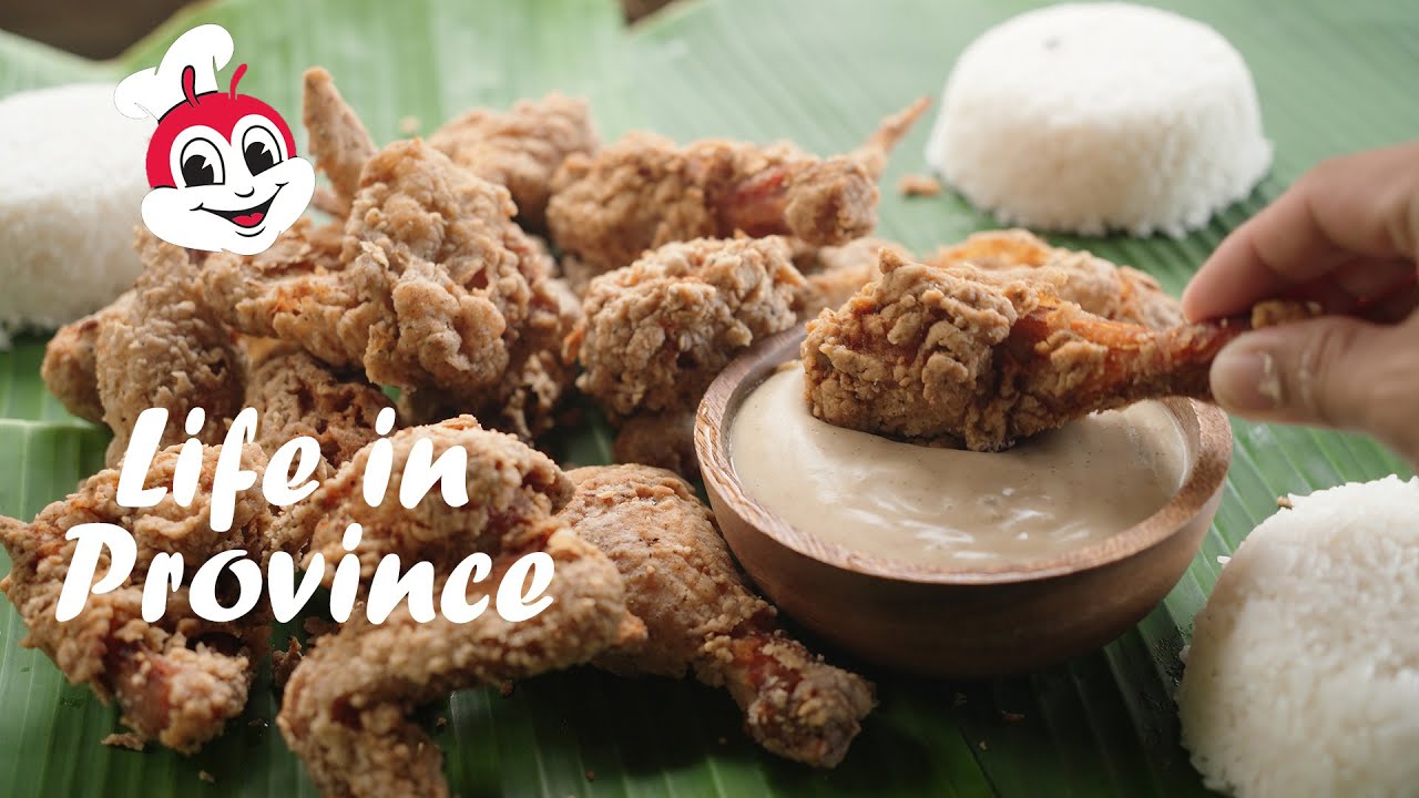 FRIED CHICKEN & GRAVY ala JOLLIBEE with HACK! Life in Countryside