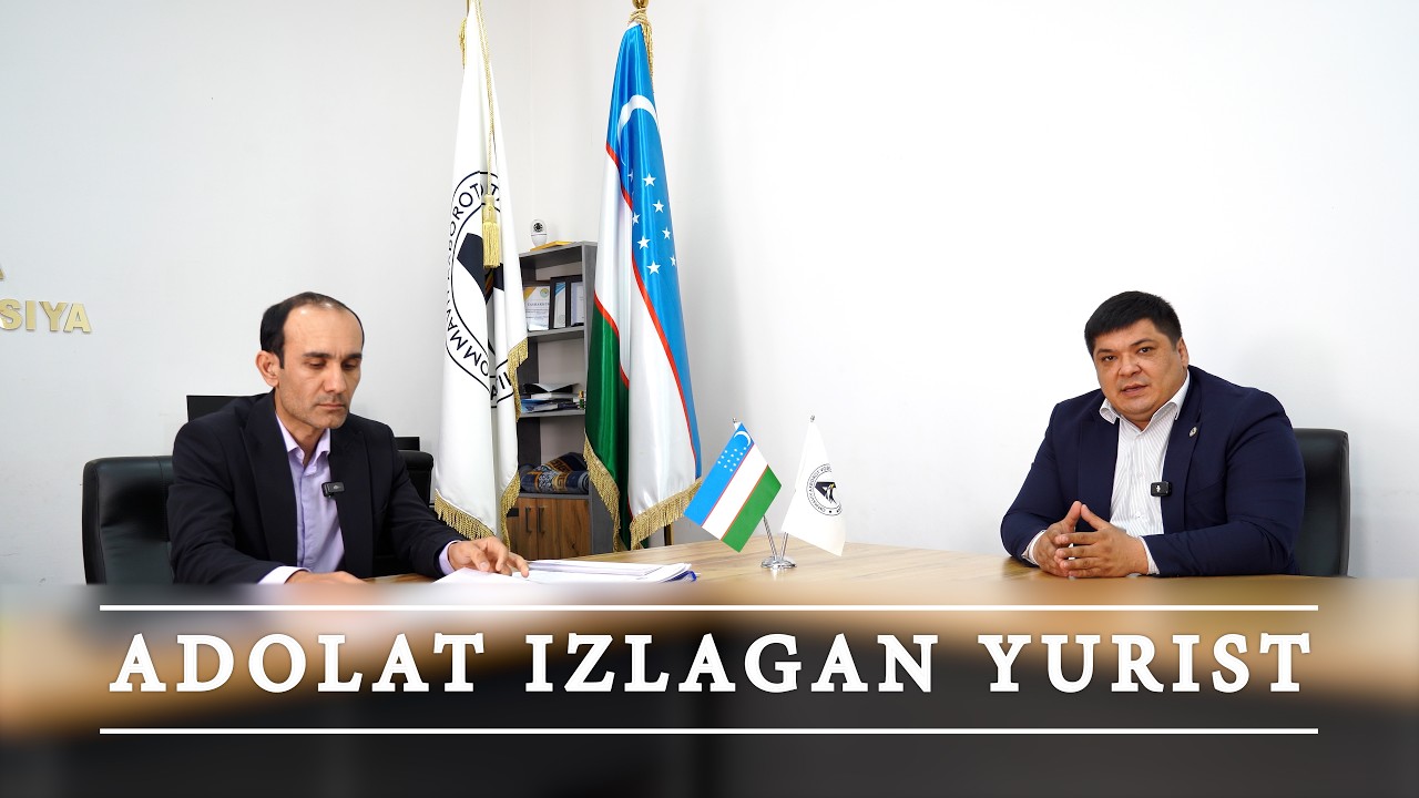 JIZZAXDA ADOLAT IZLAGAN HUQUQSHUNOS