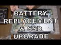 BATTERY REPLACEMENT & SSD UPGRADE FOR ASUS X556U