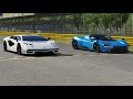 Lamborghini Countach LPI 800 4 2022 vs Ferrari Daytona SP3 at Monza Full Course