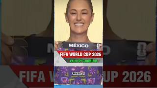 Draw Ceremony FIFA WORLD CUP 2026. #canada #fifa  #football #usa #viralshort  #viralshorts #soccer
