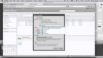 Sharing Briefcases in Zimbra