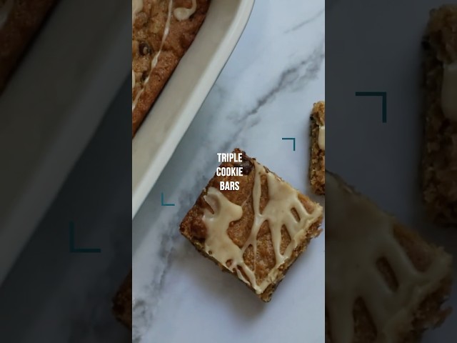 Triple Cookie Bars - Short