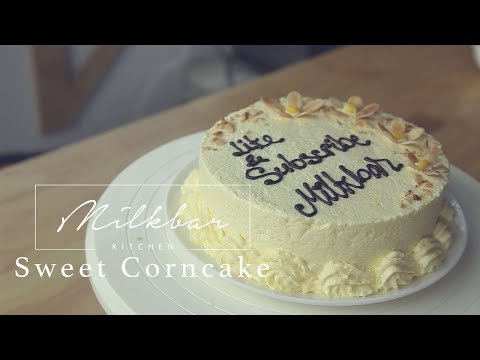 How to make Sweet Corncake | Cách làm bánh bông lan bắp | Foci