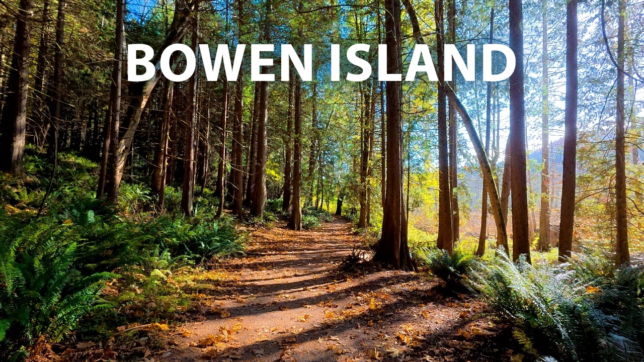 A Peaceful Autumn Walk on Bowen Island, BC Canada