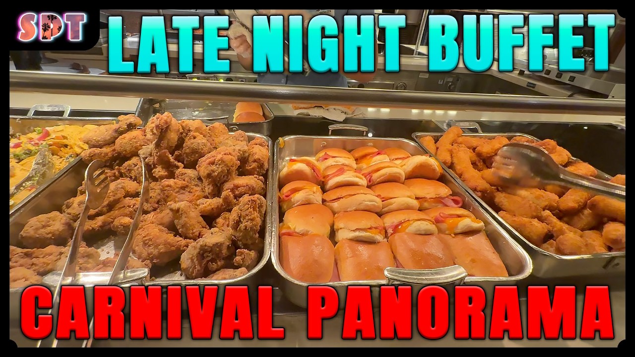 Carnival Panorama Late Night Buffet Full Tour 2026