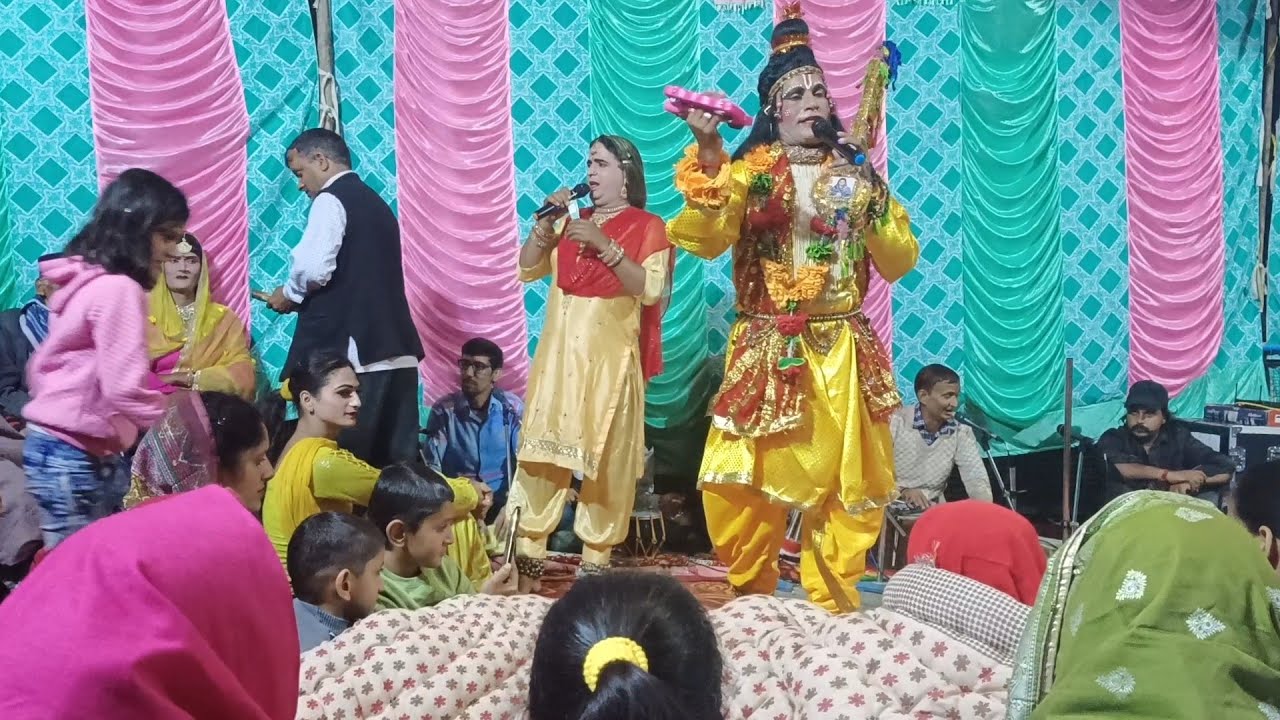 dhaja Naarad Muni g Swaang |नारद मुनि जी ने गाए बहुत सुंदर भजन  | नारद मुनि जी सवांग धIजा ||