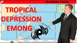 Tropical Depression Emong  ( Bagyo) and Invest 97W Bring Rain to the Philippines