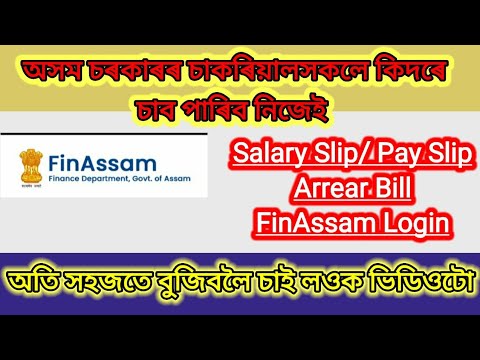 How to Download Assam Government Employee Salary Slip | কিদৰে ডিউনলোড কৰিব পে শ্লিপ | finassam login