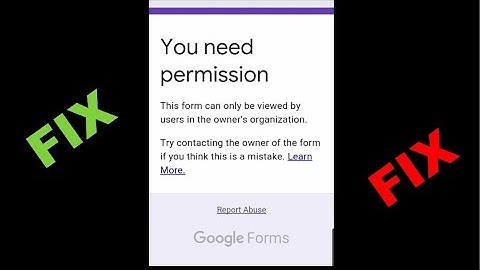 You Need Permission Google Classroom Quiz Error {Fix}