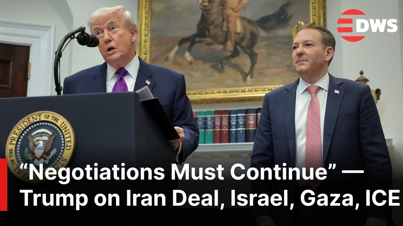 “Negotiations Must Continue” — Trump on Iran Talks, Netanyahu Meeting, ICE & Gaza Hostages | AC1E
