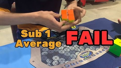 1.26 Official 2x2 Average (OcR Counting Single, Sub 1 Average Fail)