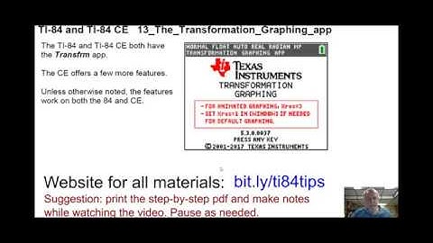 13 Transformation Graphing App