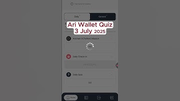 Ari Wallet Quiz 3 July | Ari Wallet Daily Quiz Today Answer | Arichain Quiz Today 2 July