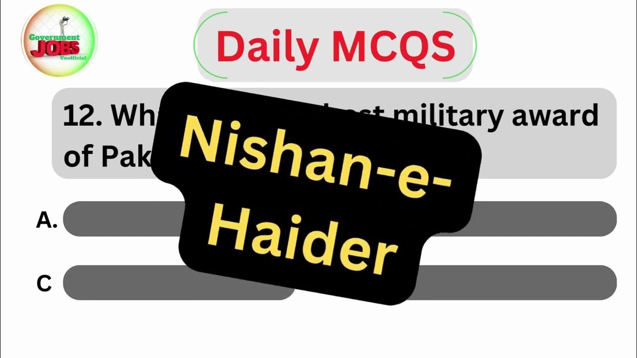 What Is The Highest Military Award Of Pakistan Important MCQS For FPSC what-is-the-highest-military-award-of-pakistan-important-mcqs-for-fpsc