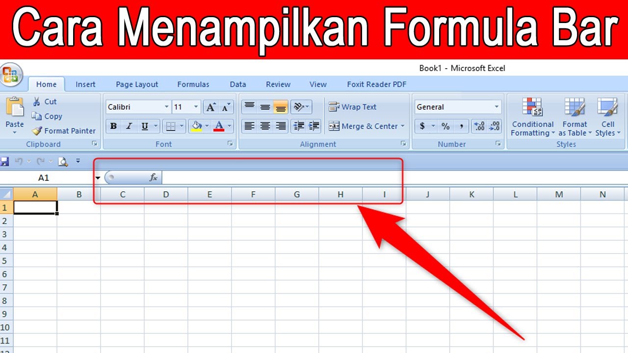 CARA MELIHAT RUMUS DI EXCEL