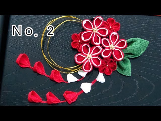 つまみ細工 工作みたいに作っちゃおうno.2】七五三 成人式 卒業式 髪 