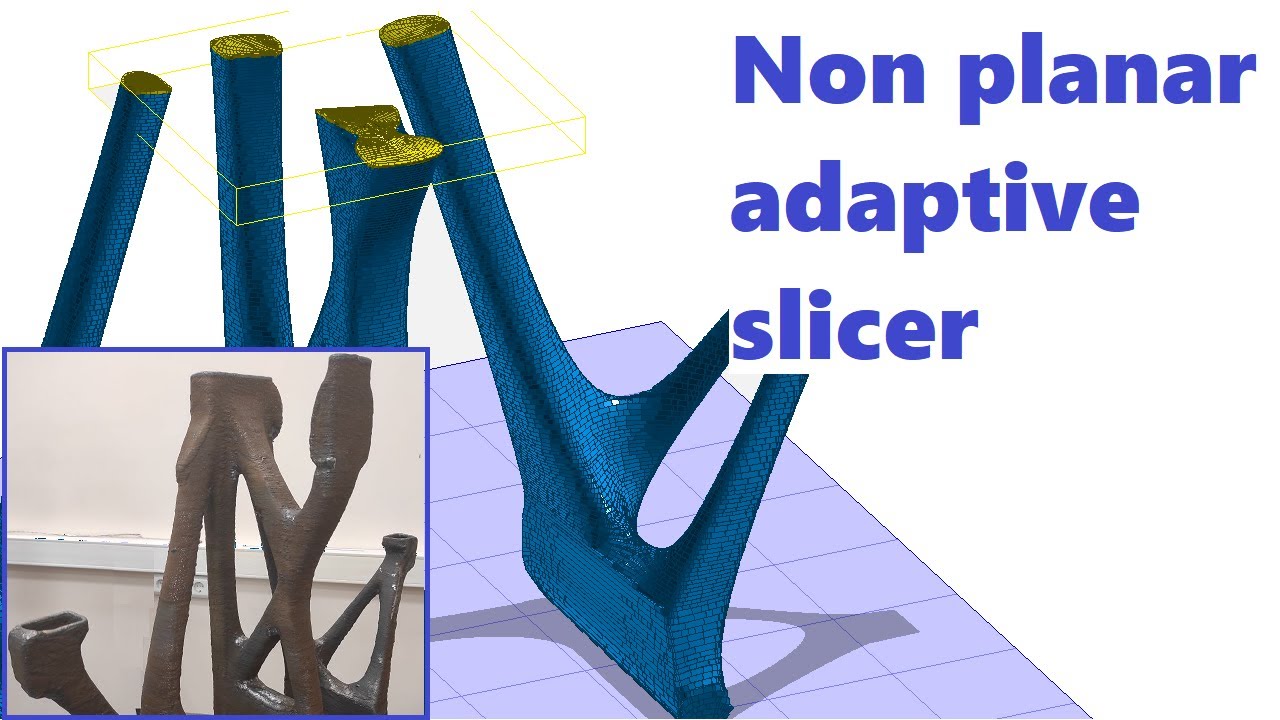 Non planar adaptive slicer - YouTube