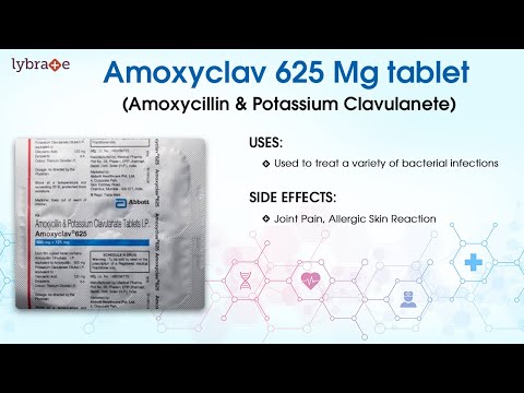 Amoxyclav 625 Mg tablet (Amoxycillin & Potassium Clavulanete) Uses, Side Effects & Dosage | Lybrate