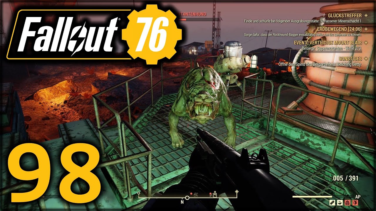 EVENT: VERTEIDIGE MOUNT BLAIR ☢ FALLOUT 76 #098 Let's Play Deutsch - YouTube