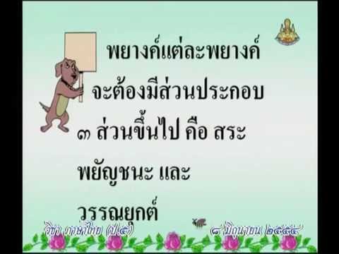 พยางค์ 1.1 ความหมายของพยางค์และคำ