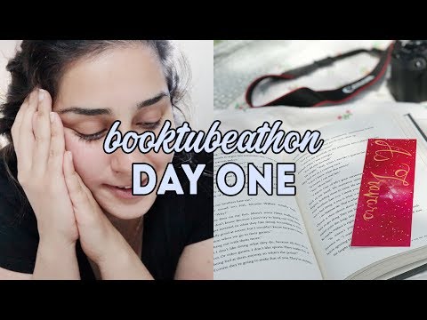 BOOKTUBE-A-THON VLOG | Day 1