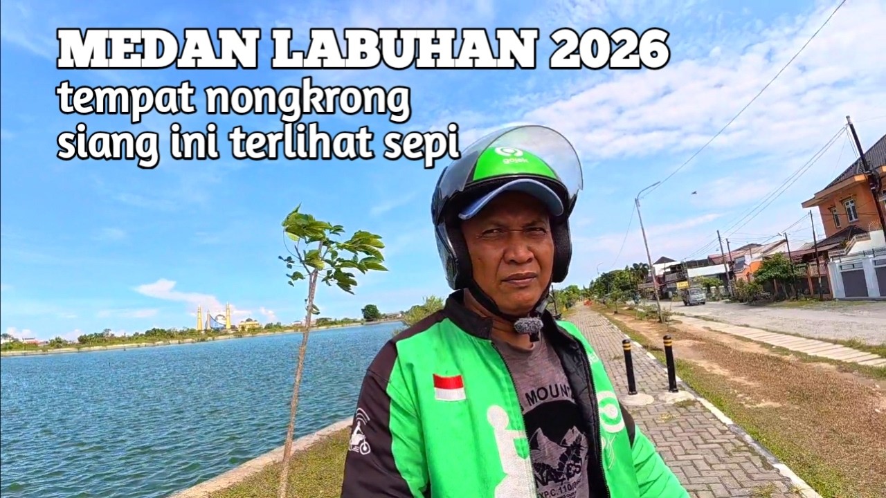 PANAS TERIK SIANG INI DI MARTUBUNG | MEDAN LABUHAN | MOTOVLOG,