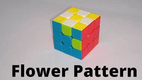 Make Flower Pattern on Rubik